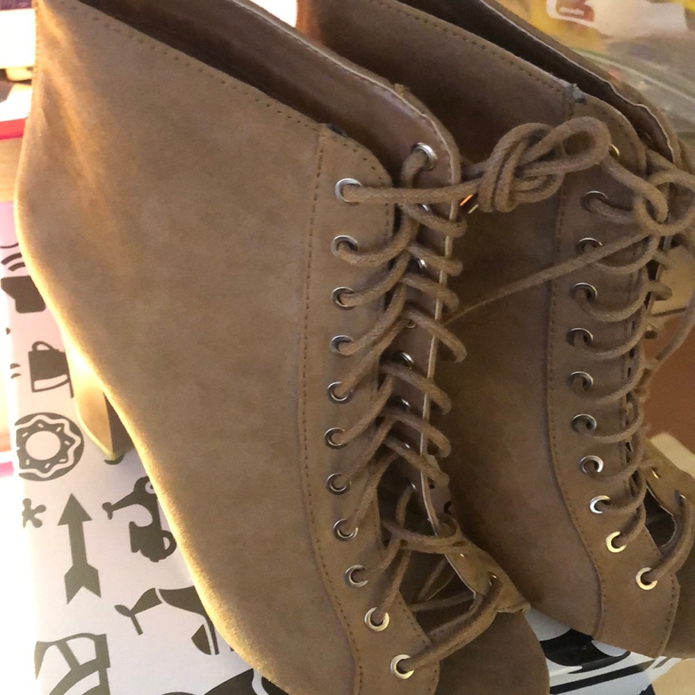 Brown heels